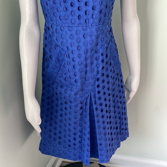 Diane von Furstenberg Carpreena Ring Stitch Cobalt Dress size 2 - Picture 7 of 10